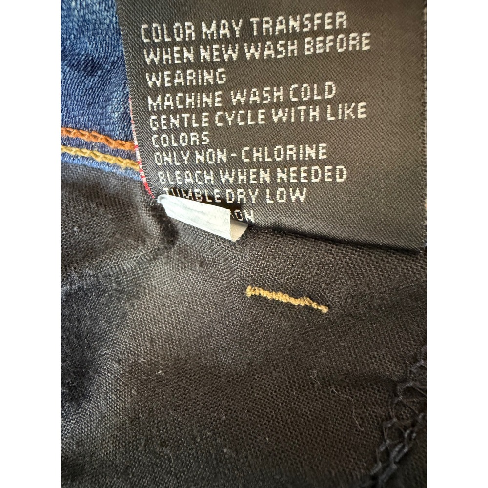 Style & Co Womens Bootcut Jeans Size 14 Dark Wash Blue Stretch Denim Mid Rise - Picture 6 of 11